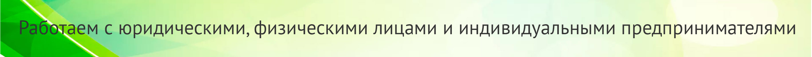 Работа с юридическими лицами с НДС, с индивидуальными предпринимателями